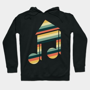 'Retro House Music' Awesome Music Vintage Gift Hoodie